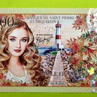 اسکناس 1000 فرانک فرانسه خاص/ اسکناس کلکسیونی