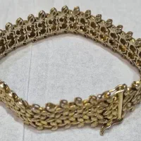 دستبند طلایی نقره