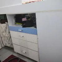 تخت خواب نوجوان زیبا جدید جادار|تخت و سرویس خواب|مشهد, کشاورز|دیوار