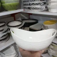 تابه سالاد خوری مرغ خوری همه جور بزرگ چینی سرامیکی