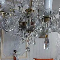 لوستر کریستال چک.|لوستر و چراغ آویز|تهران, خواجه نظام الملک|دیوار