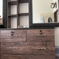 دراور پنج کشو با ایینه و دکور مخفی