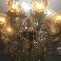 لوستر برنج ۱۶ شاخه