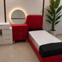تخت خواب تکنفره لمسه