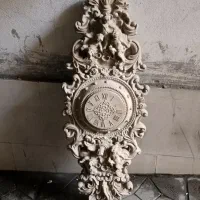 گلدان بزرگ دست ساز و ساعت