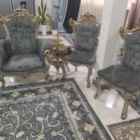 مبل نه نفره چوب راش سالم