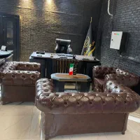 مبلمان اداری گلبان طوسی مشکی میز 110|دفتر کار|رشت, بلوار گیلان|دیوار