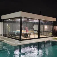 شیشه های تاشو بالکن و کابین دوش و سیستم اسلایدینگ