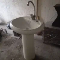 روشویی کارکرده باشیر کارکرده