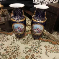 گلدان سرمه ای و طلاکوب لیلی مجنون|مجسمه، تندیس، ماکت|سهند, |دیوار