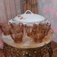 سوپ خوری و نمکدان اشانتیون فنجان خورشیدی|ظروف سرو و پذیرایی|تبریز, |دیوار