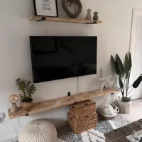 تولید انواع شلف با چوب طبیعی روسی|کتابخانه، شلف، قفسه‌های دیواری|قم, شاه سید علی|دیوار