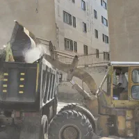 شن ماسه خاک پوکه تراشه آسفالت آجر خاک برداری نخاله