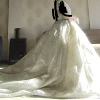 لباس عروس دنباله دار