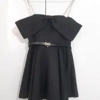 پیرهن عروسکی مشکی نو