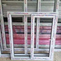 درب و پنجره دو جداره یو پی وی سی و آلومینیومی