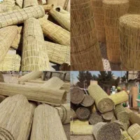 حصیر چوبی چارقاچ وروغنی.درجه یک مناسب تراس بالکن