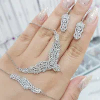 سرویس نقره جواهری کادو ناب تولد سالگرد ازدواج 2167|بدلیجات|تبریز, |دیوار