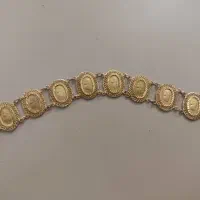 دستبند الیزابت قدیمی طلا|جواهرات|خرم‌آباد, |دیوار