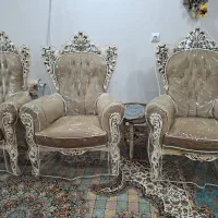 مبل سلطنتی ۹نفره|مبلمان خانگی و میز عسلی|مبارکه, |دیوار