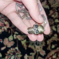 زنجیر و گردنبند اسکلت استیل