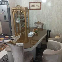 میز غذا خوری ۷ نفره همراه بوفه