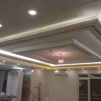 اجرای کناف رنگ برق مستقیم با استاد کار