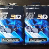 2 عدد عینک سه بعدی شارپ SHARP AN-3DG20-B
