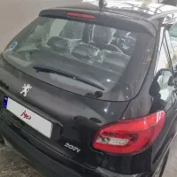 207 پانا مشکی|خودرو سواری و وانت|قم, پشت انبار نفت|دیوار