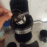 قهوه ساز خانگی رنگ مشکی براق|سماور، چای‌ساز، قهوه‌ساز|گلبهار, نوبهار|دیوار