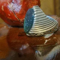 انگشتر عقیق سبز خطی|جواهرات|اصفهان, مسجد مصلی|دیوار