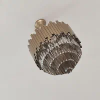 یک جفت لوستر کریستالی نو