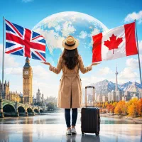 ویزای توریستی کانادا و انگلیس