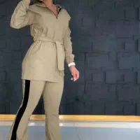 ست مانتو کلاه دار+شلوار بودکات