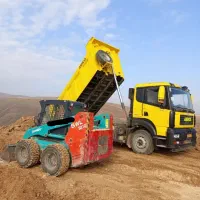 بابکت مینی لودر حمل نخاله سایپا کمپرسی