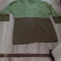 مانتو سبز دورنگ خامه دوزی|لباس|تبریز, |دیوار