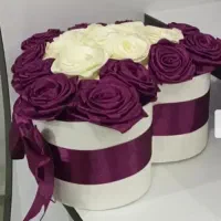 باکس گل رز روبانی برای هدیه وخواستگاری|گل مصنوعی|سراوان, |دیوار