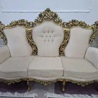 مبل سلطنتی ۹ نفره تمام چوب باکاور (نومناسب جهاز)|مبلمان خانگی و میز عسلی|قم, سالاریه|دیوار