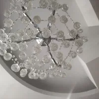 لوستر کریستالی خارجی و دو عدد دیوارکوب کریستالی خ|لوستر و چراغ آویز|کرج, گوهردشت|دیوار