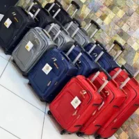 چمدان 4 چرخ سایلنت روان دسته تراوالی خارجی با کاور|کیف، کفش، کمربند|تهران, شوش|دیوار