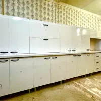کابینت دست دوم ام دی اف در حد نو+سینک گرانیتی