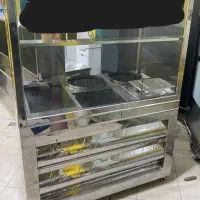 فروش فر ساندویچی و میز کار تمام استیل درحدنو