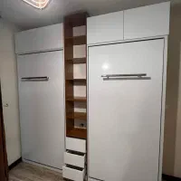 تخت تاشو و کتابخانه|تخت و سرویس خواب|تهران, افسریه شمالی|دیوار