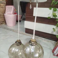 لوستر توپی دودی|لوستر و چراغ آویز|اصفهان, خانه اصفهان|دیوار