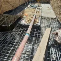 اجرای آرماتور بندی سقف فونداسیون..دیوار برشی
