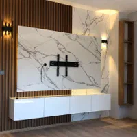 کناف کاغذدیواری آینه دکوراتیو سقف کاذب تیوی وال