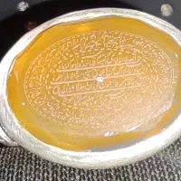 انگشتر عقیق خطی آیت الکرسی کامل