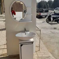 روشویی و کمد پی وی سی و اینه|لوازم سرویس بهداشتی|پیشوا, |دیوار