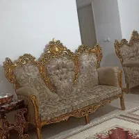 مبل سلطنتی در حد نو بسیار تمیز و بدون ایراد