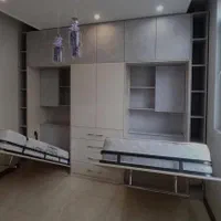 ساخت کمد دیواری|کتابخانه، شلف، قفسه‌های دیواری|رشت, ولکس|دیوار